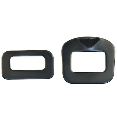 Kong Usa Autom.Buckle+Stop Square Ring Black 32mm 927F321N0XK